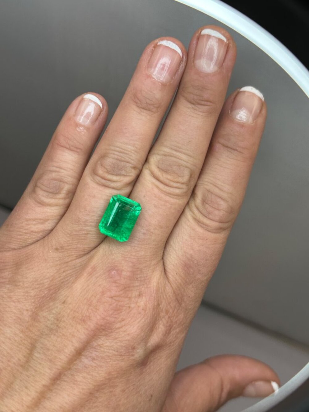 Certified Emerald Cut Emerald *Enhanced*